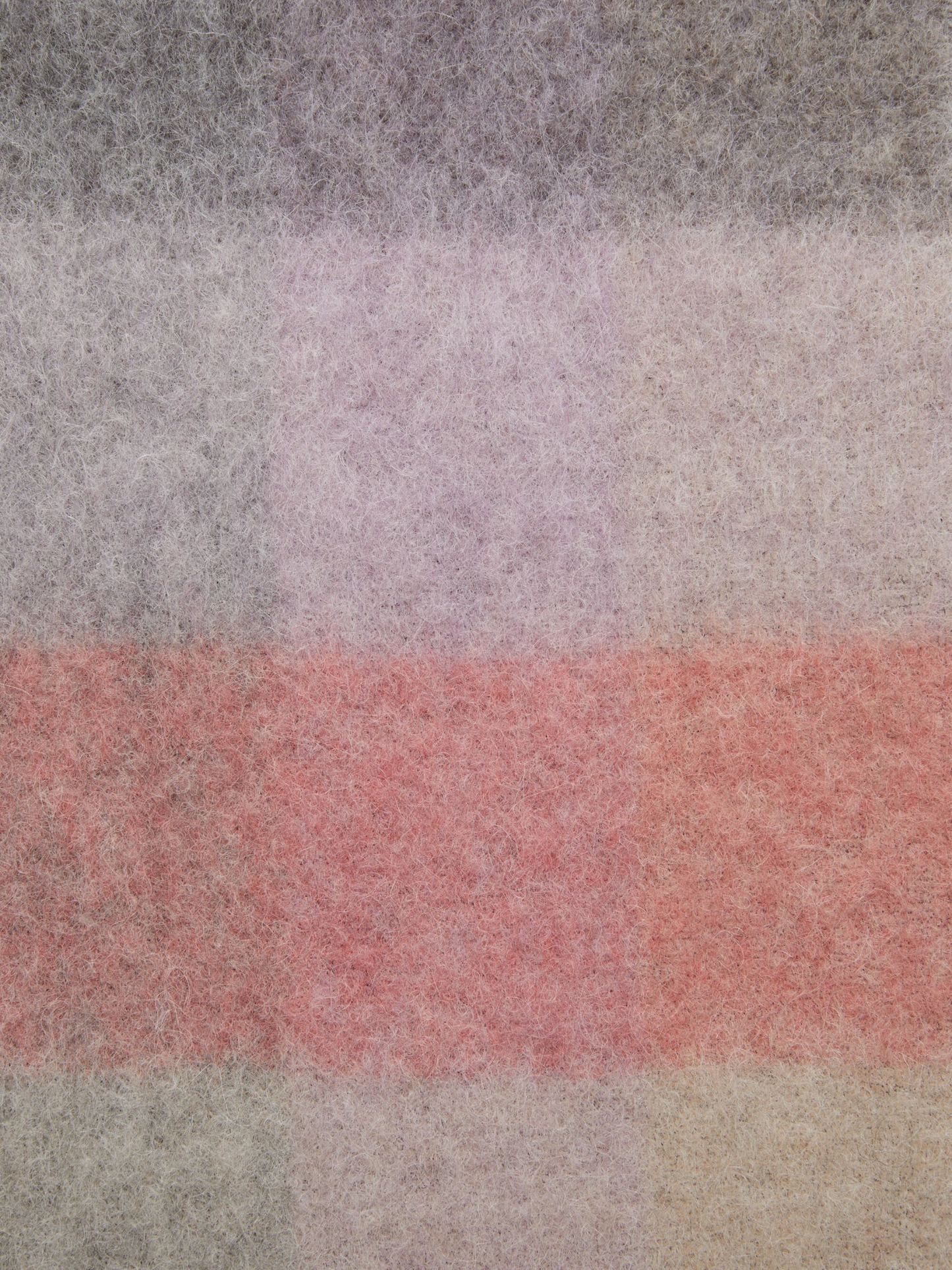 Mohair Checked Scarf