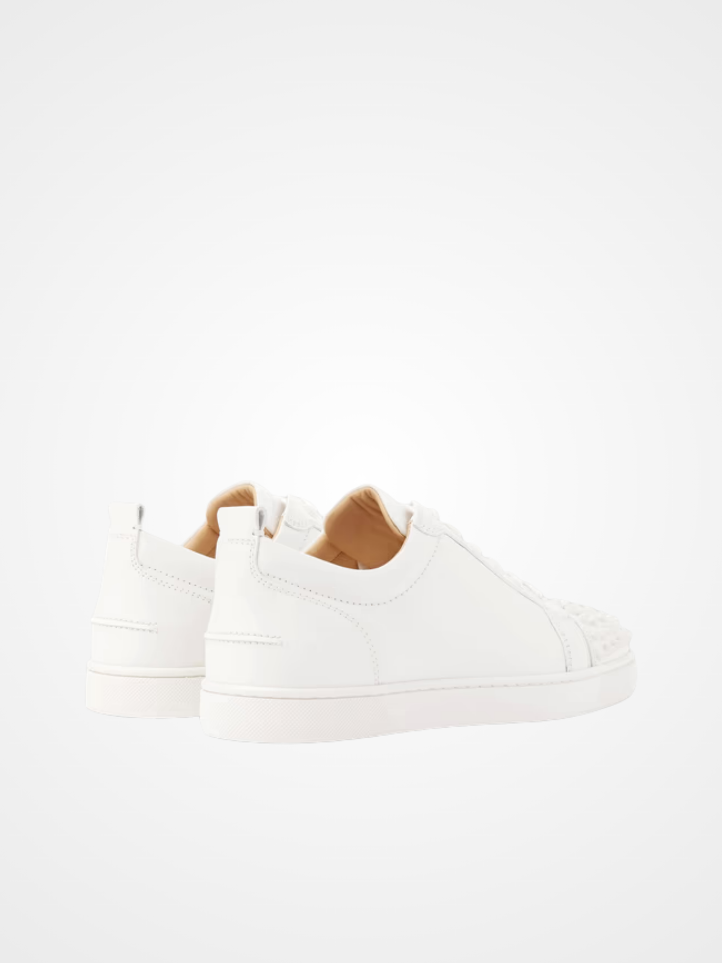 Spikes Leather Sneakers